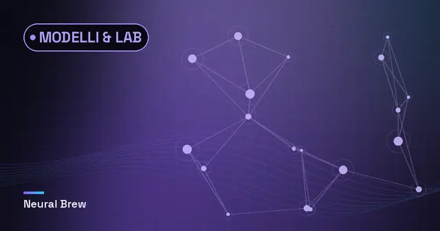 Illustrazione astratta generata per la sezione Modelli & lab