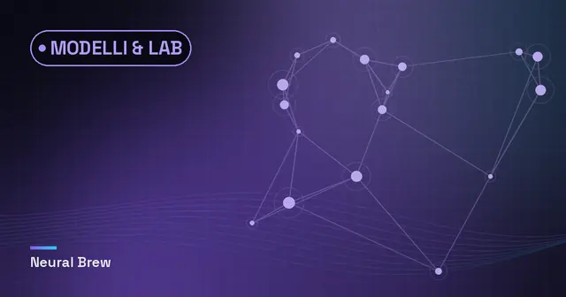 Illustrazione astratta generata per la sezione Modelli & lab