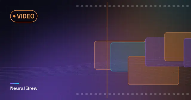 Illustrazione astratta generata per la sezione Video