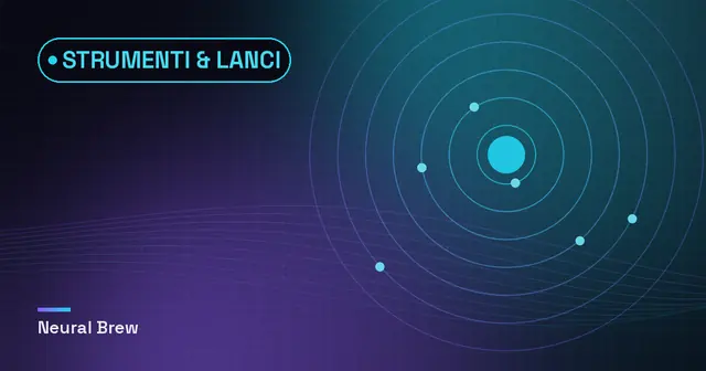 Illustrazione astratta generata per la sezione Strumenti & lanci