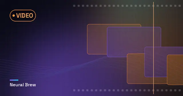 Illustrazione astratta generata per la sezione Video