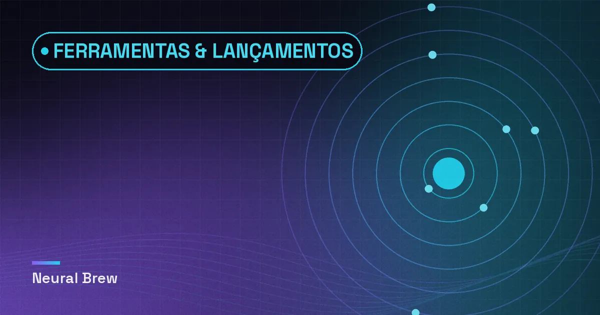 Ilustração abstrata gerada para a seção Ferramentas & lançamentos