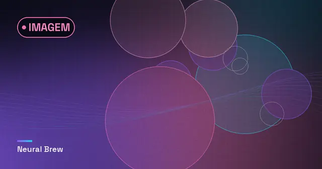 Ilustração abstrata gerada para a seção Imagem
