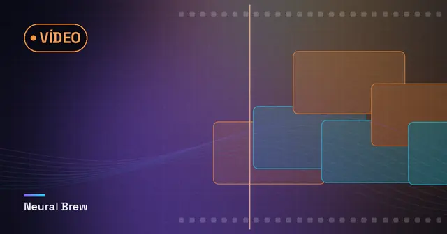 Ilustração abstrata gerada para a seção Vídeo