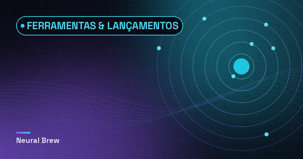 Ilustração abstrata gerada para a seção Ferramentas & lançamentos