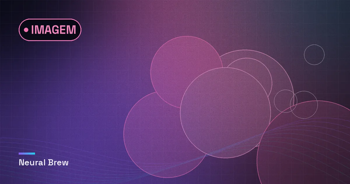 Ilustração abstrata gerada para a seção Imagem
