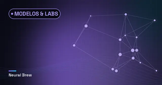 Ilustração abstrata gerada para a seção Modelos & labs