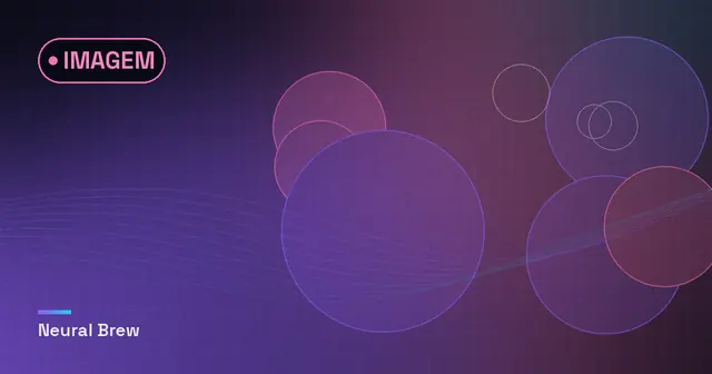 Ilustração abstrata gerada para a seção Imagem