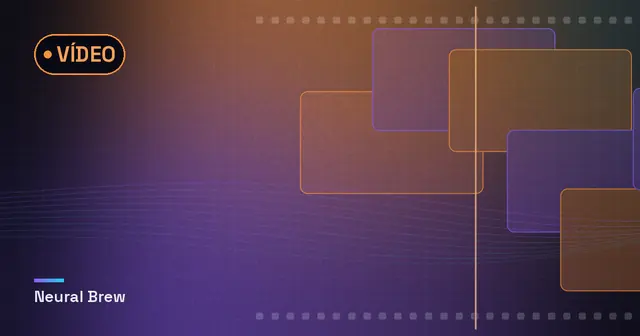 Ilustração abstrata gerada para a seção Vídeo